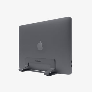 Macally Vertical Laptop Stand on Desk - Adjustable, Space-Saving Design