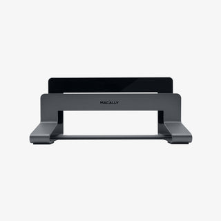 Macally Vertical Laptop Stand on Desk - Adjustable, Space-Saving Design