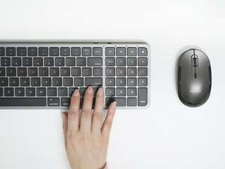 Macally Compact Bluetooth Keyboard and Mouse Combo (Space Gray)