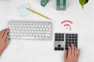 Macally 35-Key Bluetooth Number Pad - Sleek, Rechargeable Design for Easy Number Entry