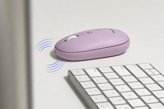 Rechargeable Wireless Bluetooth Mouse - Quiet and Comfortable Use 