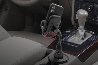 Versatile Cup Holder Phone Mount by Macally - Easy Adjustment for Perfect Viewing Angle in Car 