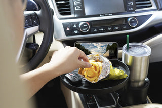 Macally Food Tray for Car and Expander with Phone Slot - 9 Inch Table