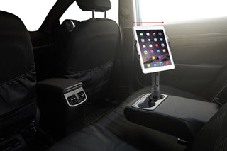 Macally Heavy Duty iPad Cup Holder - Secure Tablet Mount for Vehicle Use 