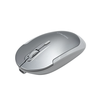 Macally Compact Bluetooth Keyboard and Mouse Combo (Silver)