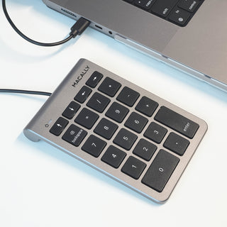 USB C Number Pad  | Easier Data Entry (Space Gray)