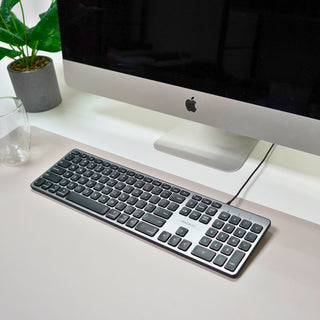 Wired Backlit Keyboard For Mac (Space Gray)