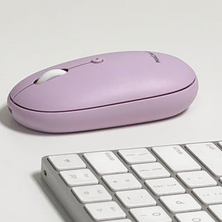 Vivid Bluetooth Mouse for Mac and PC (Purple)