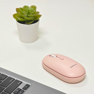 Vivid Bluetooth Mouse for Mac and PC (Pink)