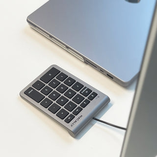 USB C Number Pad  | Easier Data Entry (Space Gray)