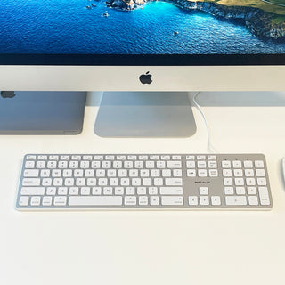 Wired Backlit Keyboard For Mac (Aluminum)