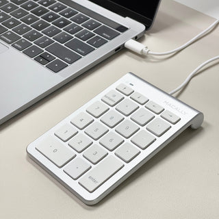 USB C Number Pad for Mac / PC | 10 Key with Arrow Keys (Aluminum)
