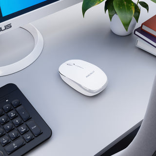 White Wireless Mouse for PC Laptop / Windows Computer