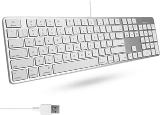 Slim USB Wired Keyboard for Mac - Aluminum