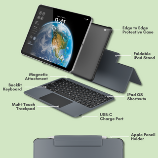 iPad Pro 13 Case with Keyboard