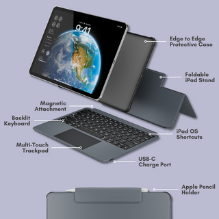 iPad Air 11 Case with Keyboard