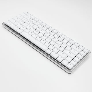 Macally Compact Bluetooth Mechanical Keyboard with Backlight & Clear Base