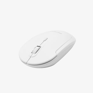 Silent Bluetooth Mouse for Mac and PC (White)