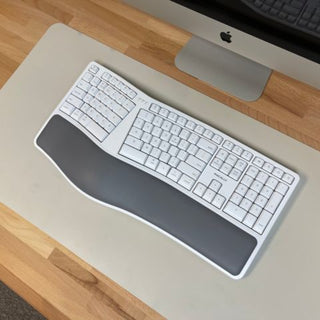 Bluetooth Ergonomic Keyboard For Mac with Wrist Rest