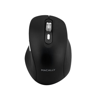 Macally Bluetooth Wireless Mouse for Mac and PC, Black