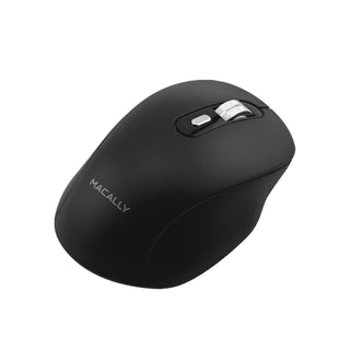 Macally Bluetooth Wireless Mouse for Mac and PC, Black