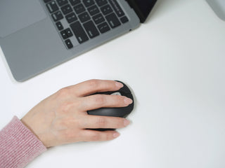 Macally Bluetooth Wireless Mouse for Mac and PC, Black