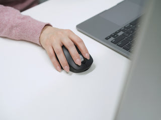 Macally Bluetooth Wireless Mouse for Mac and PC, Black