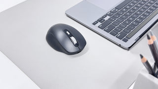Macally Bluetooth Wireless Mouse for Mac and PC, Black