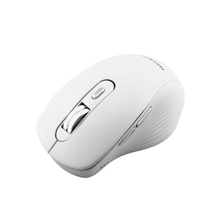 Macally Bluetooth Wireless Mouse for Mac and PC, White