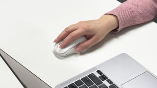 Macally Bluetooth Wireless Mouse for Mac and PC, White