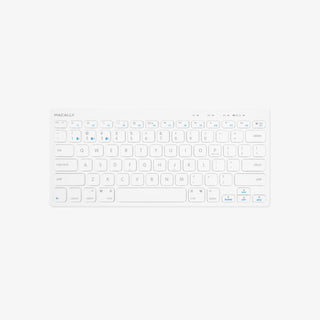 Macally Small Bluetooth Keyboard with Device Stand for Mac, iPad, iPhone