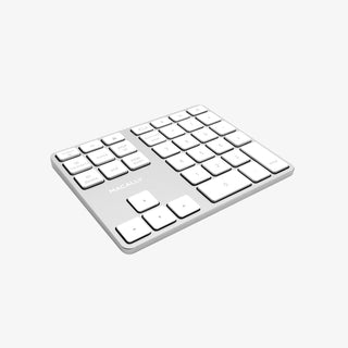 2 Zone - 10 Key Bluetooth Number Pad for Mac and PC (Aluminum)