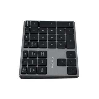 2 Zone - 10 Key Wireless Number Pad for Mac and PC (Space Gray)