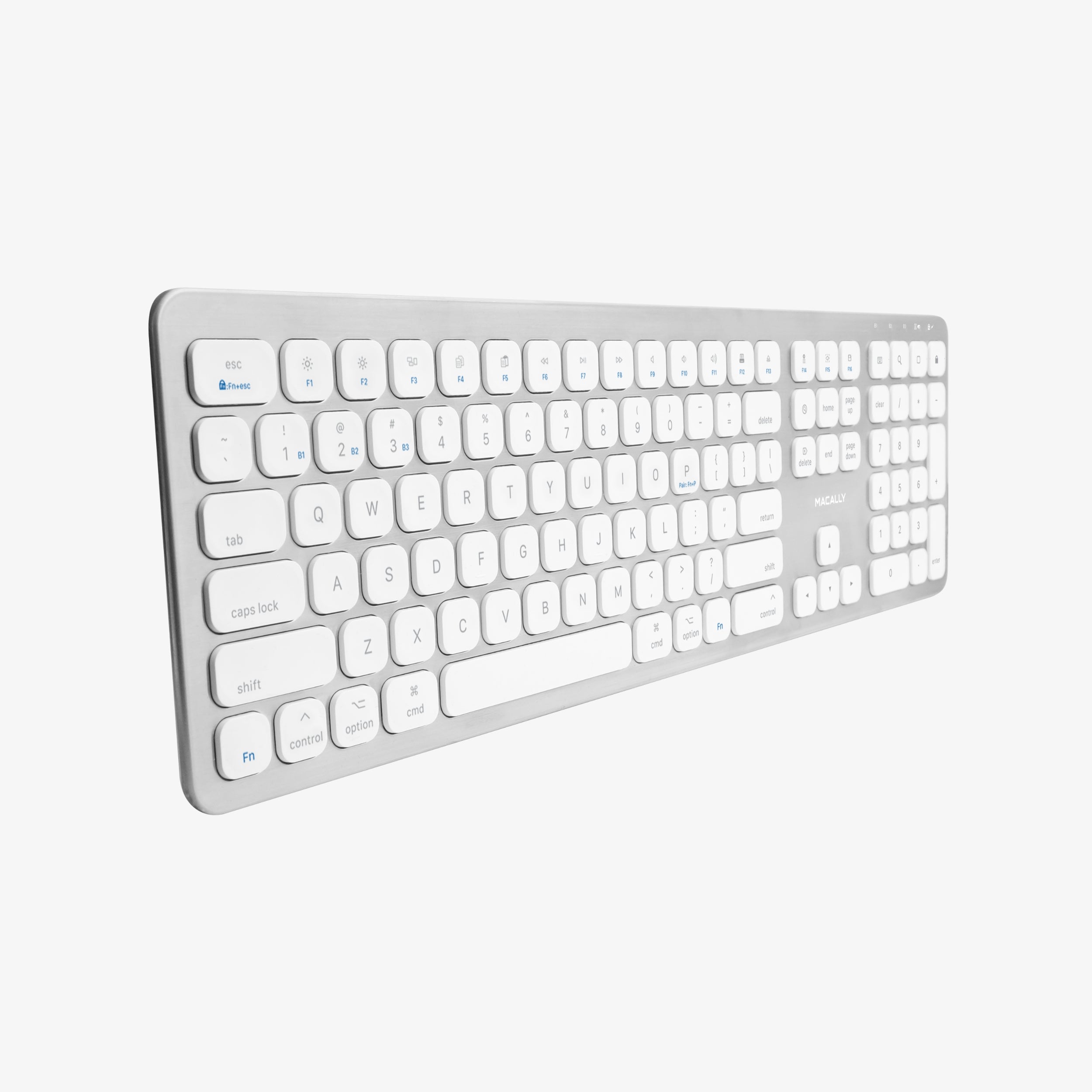 Aluminum Bluetooth Wireless Keyboard
