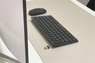 Sleek and Portable 2.4G Wireless Keyboard by Macally - Ideal for PC & Chrome Users 
