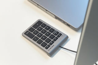 Macally USB C Number Pad - Wired 10-Key Numeric Keypad for Efficient Data Entry 