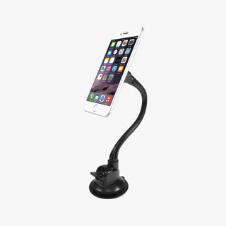 Macally Windshield Phone Mount - Magnetic Holder with Long Arm