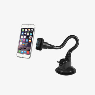Macally Windshield Phone Mount - Magnetic Holder with Long Arm