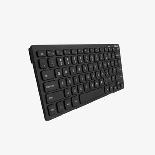 Macally 2.4G Small Wireless Keyboard - Ergonomic Compact Design on White Background