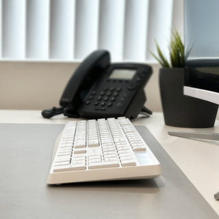 Full Size Wireless Keyboard For Windows PC (White)