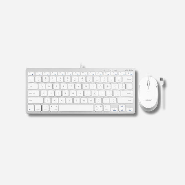 Wired Keyboard and Mouse for Mac | Compact with Numeric Keypad