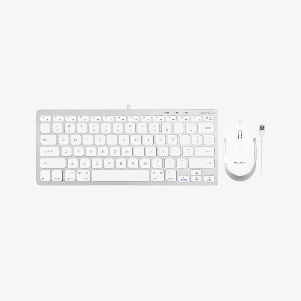 USB Keyboard and Mouse | Wired Mac Duo