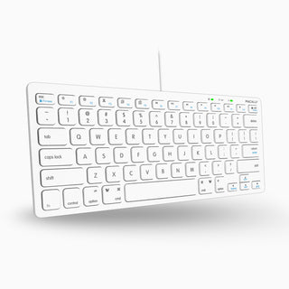 Compact USB Keyboard For Mac (White)
