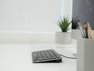 Compact Mac Keyboard with Dual Plug - Space Gray
