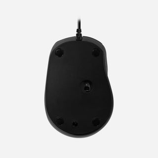 Ergo USB C Mouse For Mac / PC with Silent Click (Black)