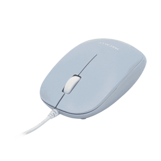 USB Wired Mouse for Mac and PC - Optical - Blue