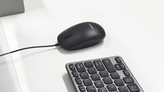 USB Wired Mouse for Mac and PC - Optical - Black