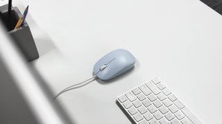 USB Wired Mouse for Mac and PC - Optical - Blue