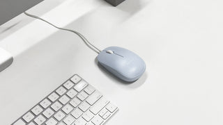 USB Wired Mouse for Mac and PC - Optical - Blue