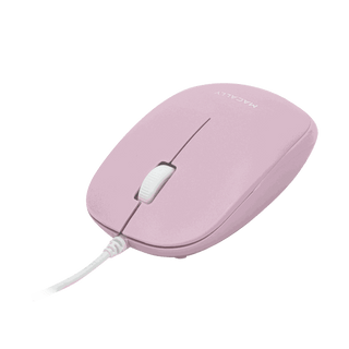 USB Wired Mouse for Mac and PC - Optical - Pink
